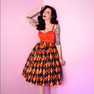 Vixen by Micheline Pitt Trick r Treat Swing Skirt